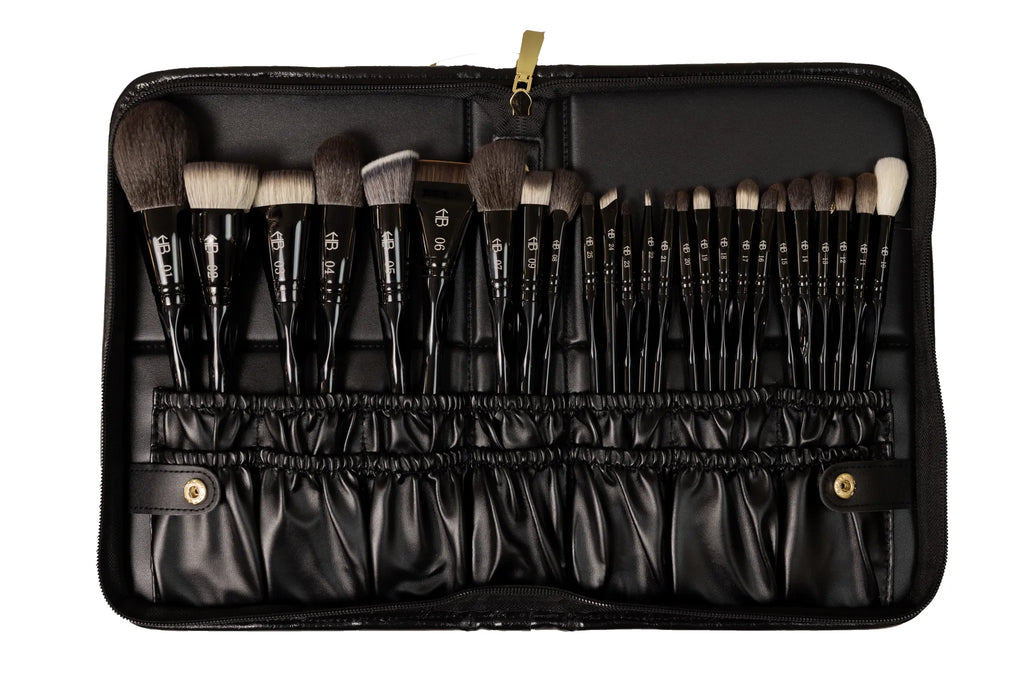 Natural Makeup Brushes – 25 Piece Set