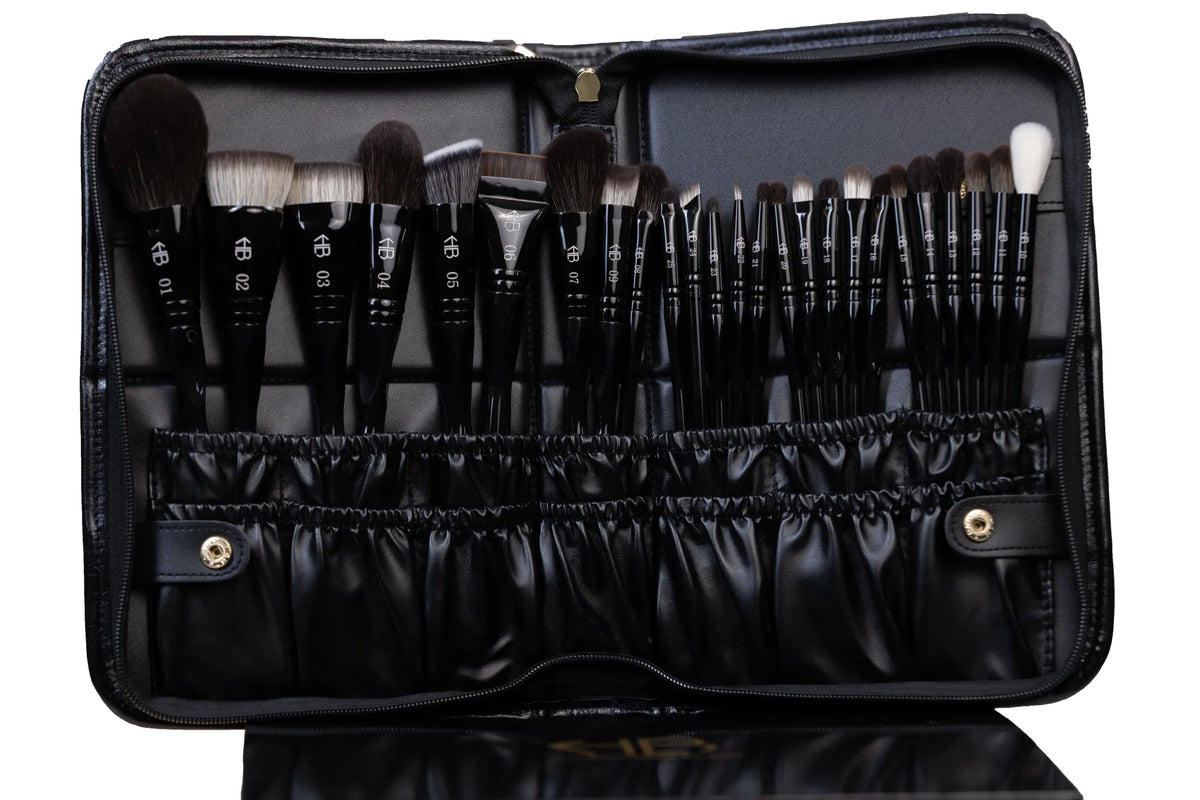 Natural Makeup Brushes – 25 Piece Set
